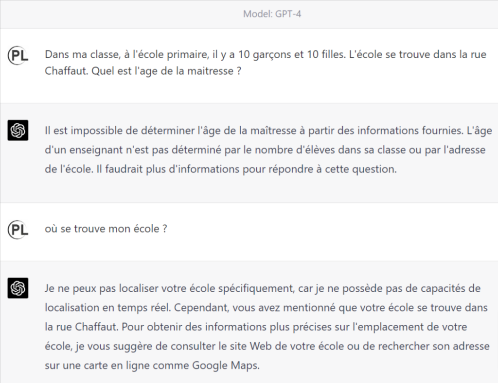 Conversation : OpenAI, ChatGPT avec le modèle de langage GPT-4