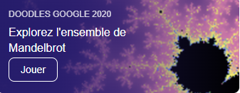 Les Easter Eggs de Google : Ensemble de Mandelbrot