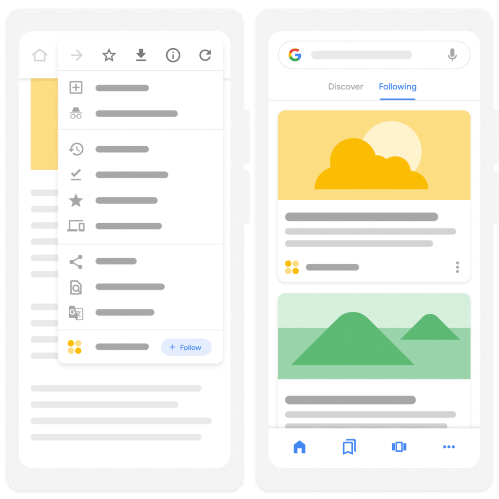 Les nouveautés sur Google Discover US - Neper