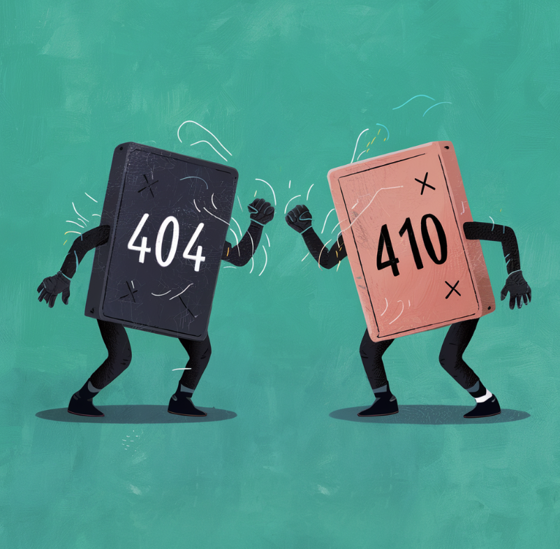 404 vs 410 : Faut-il s’en soucier pour le SEO ?