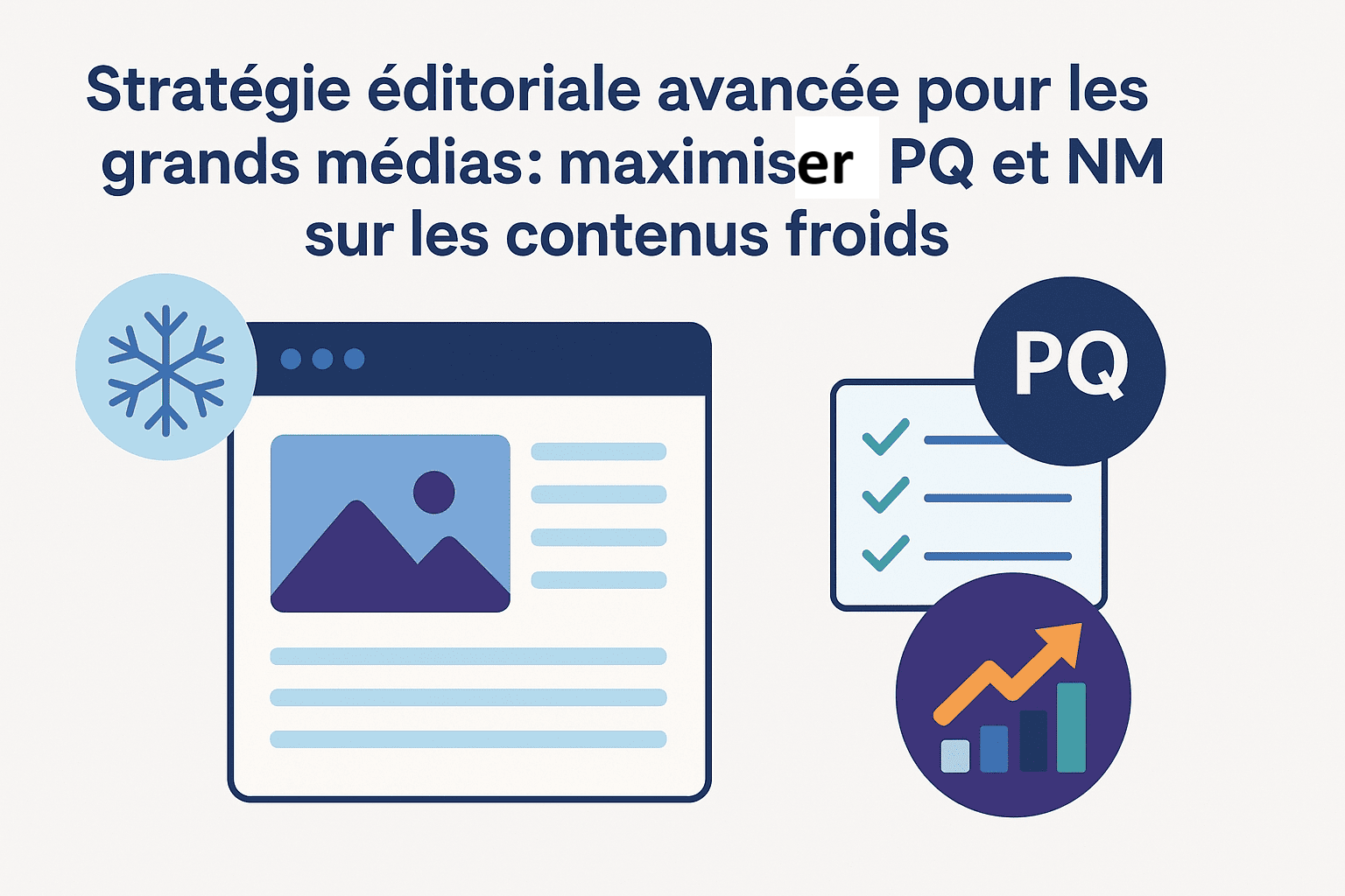 Comment maximiser PQ et NM sur les contenus froids ?