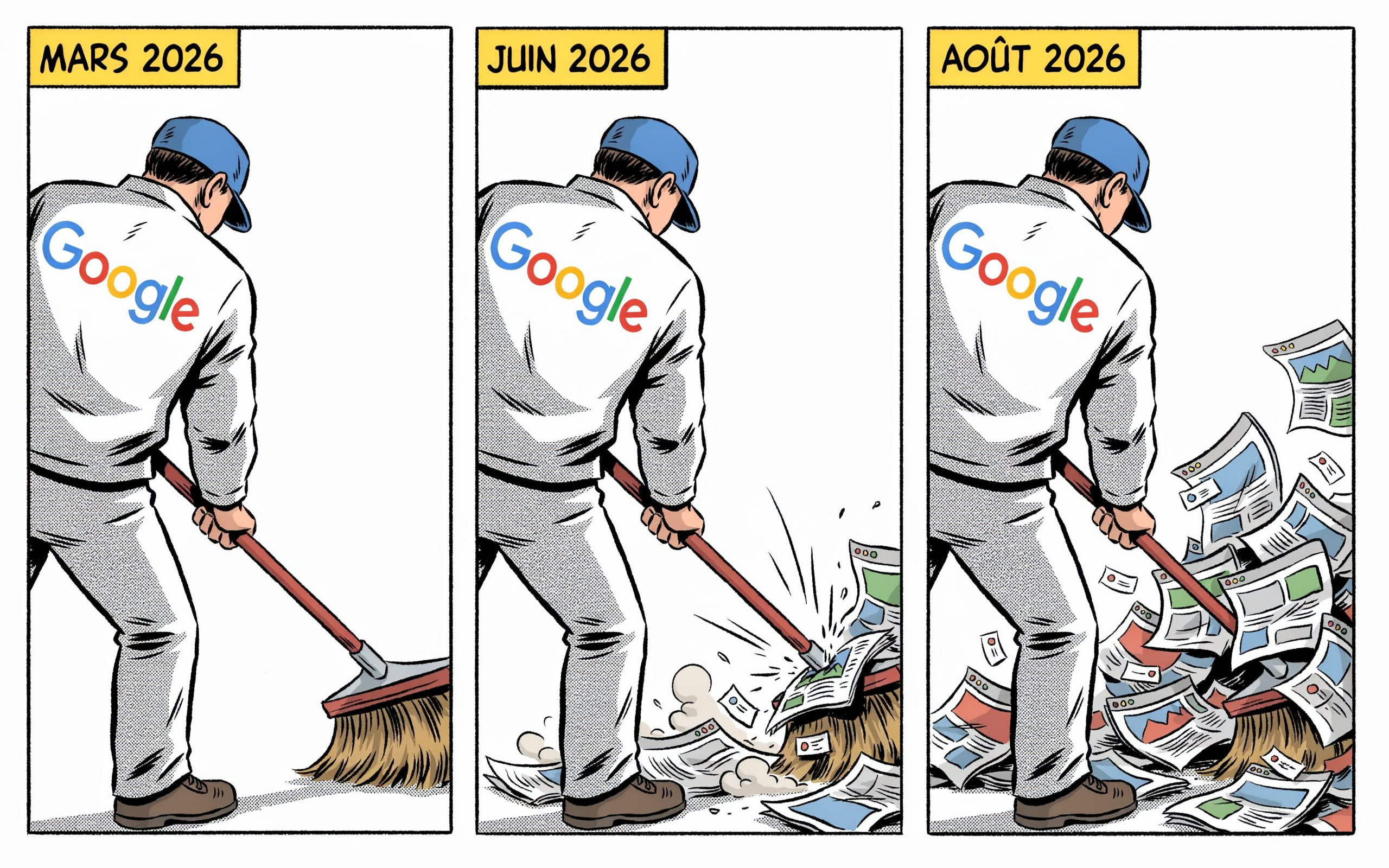 Google déploie l’August 2026 spam update, sa troisième mise à jour antispam de l’année