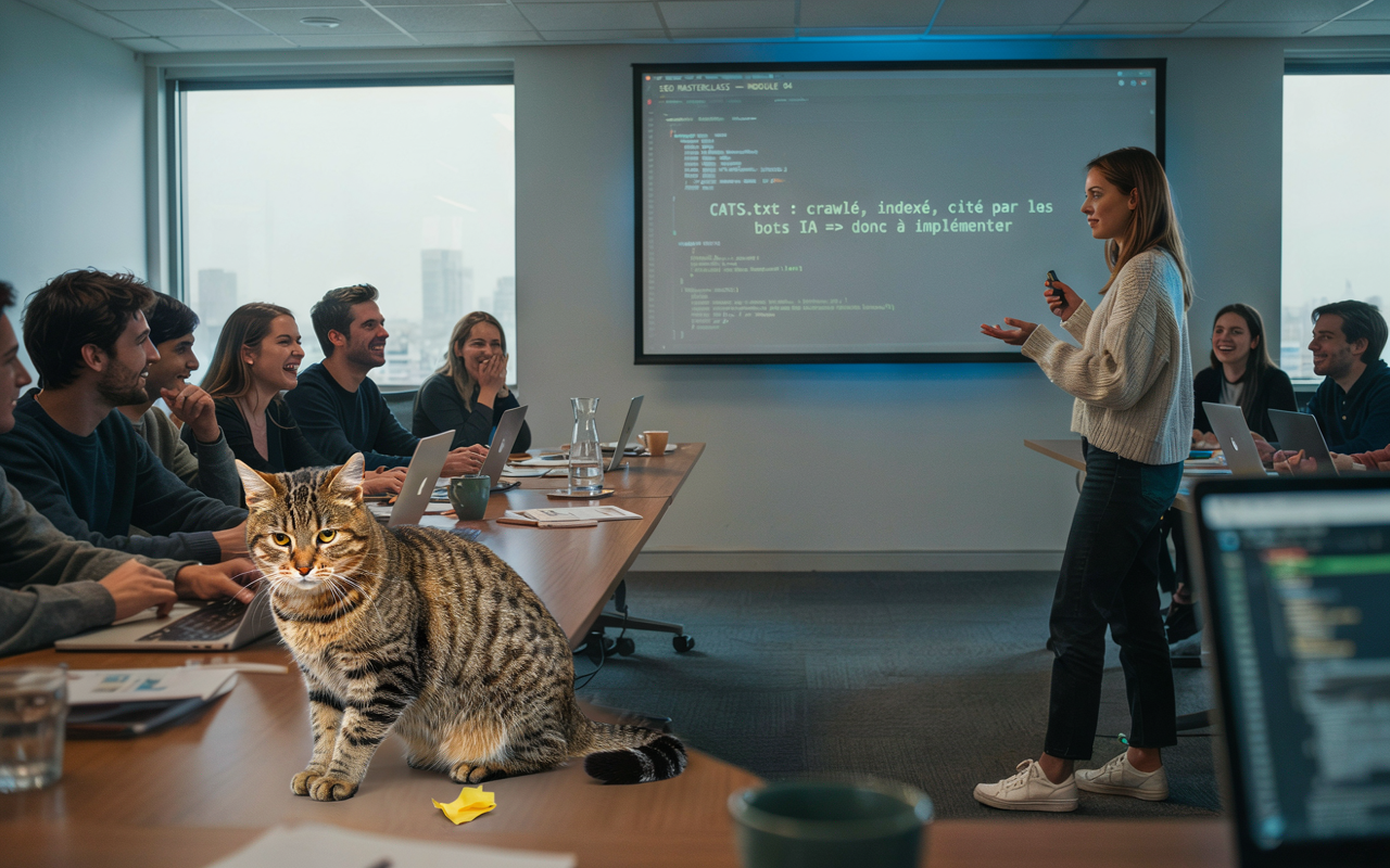 Cats.txt : le standard qui a passé les quatre tests utilisés pour vendre le llms.txt